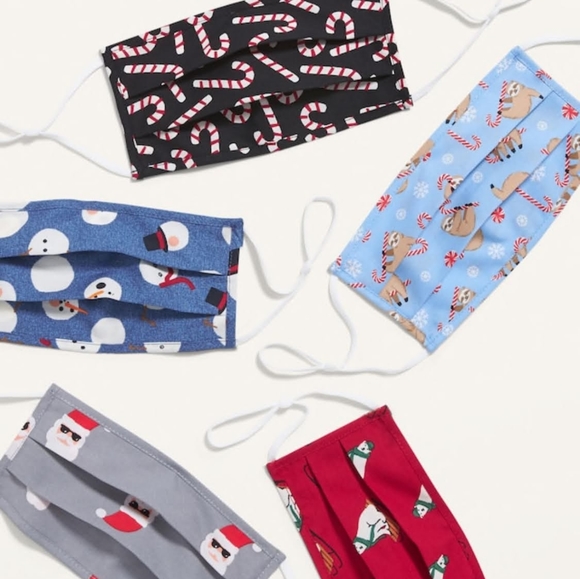 5/$16 pleated 3-layered facemasks w/ ear adjusters - Picture 7 of 16